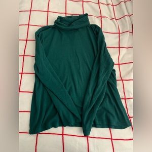 Green Turtleneck Long Sleeve